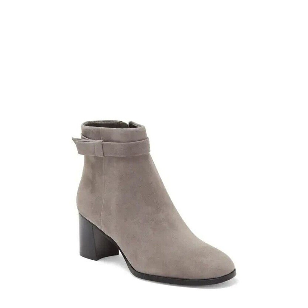 KATE SPADE Madelaine Strap Bootie In Hare Grey Heeled Women Sz 10 /EU 41.5 NEW